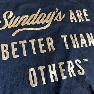 Sunday's Grocery Gold Tee Shirt medium $65